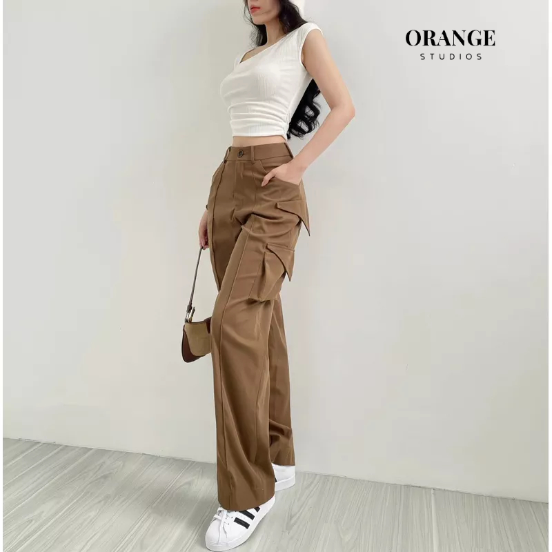 HÌNH THẬT - Sẵn Hỏa Tốc -Xixi Top Phối Quần Tây Zayz Ống Đứng Tôn Dáng