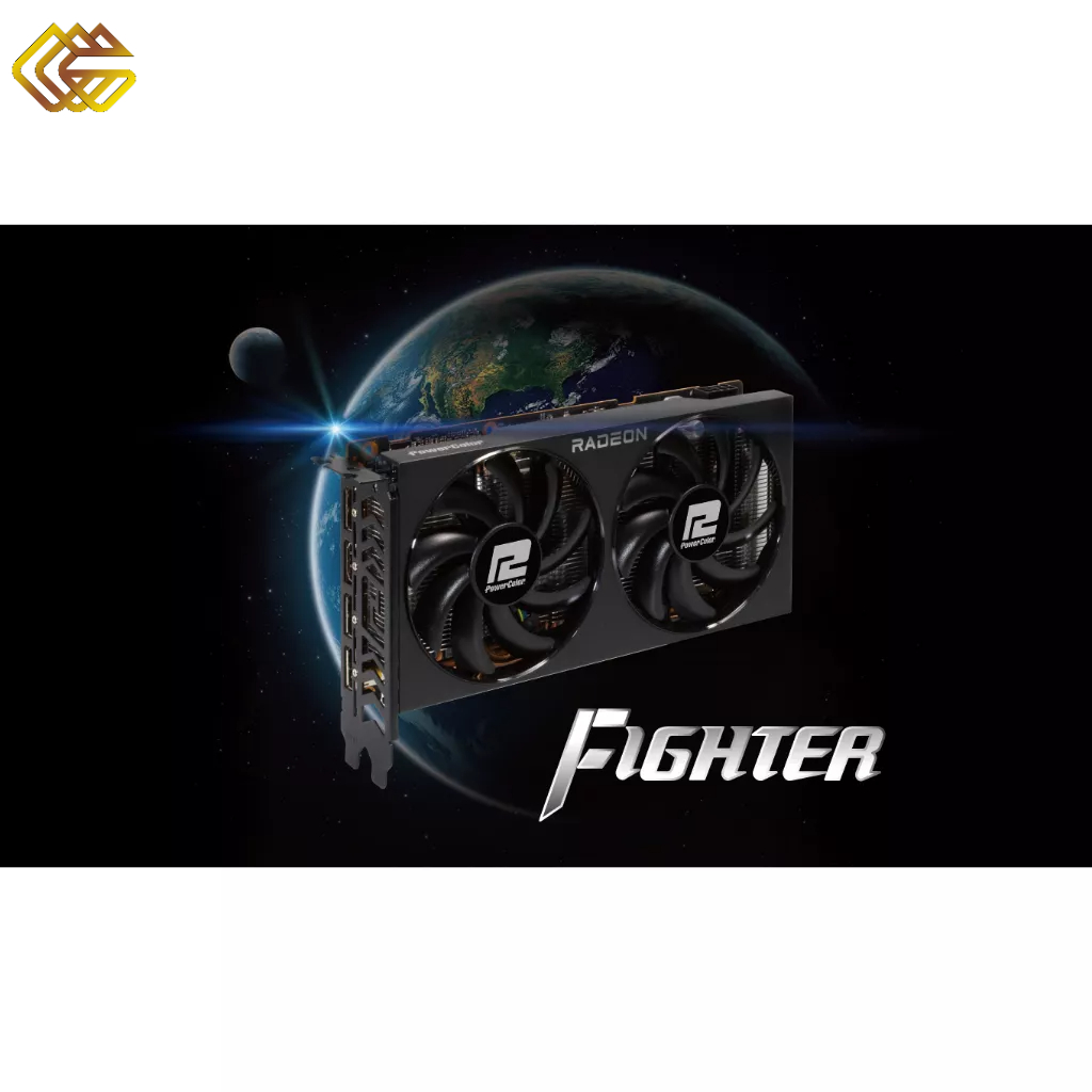 Cạc màn hình VGA  RX 6600 8GB GDDR6 PowerColor Fighter Radeon