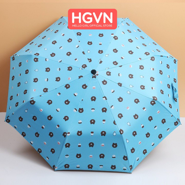 Ô HÌNH GẤU BROWN Chống Tia UV 3 LỚP #180B