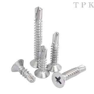 1kg Vít Tự Khoan Inox đầu Bằng