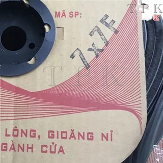 Cuộn 200m phớt lông 7x7, gioăng nỉ 7x7 ( có phim và không phim ) - Gioăng lông 7x7, Gioăng nỉ 7x7