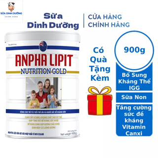Sữa non Anpha Lipit Nutrition Gold 900g tăng cường hệ miễn dịch, bổ sung canxi, vitamin, kháng thể tự nhiên