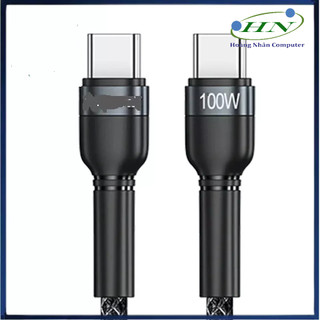 Cáp sạc nhanh rm rc-172 type c ra type c 100w