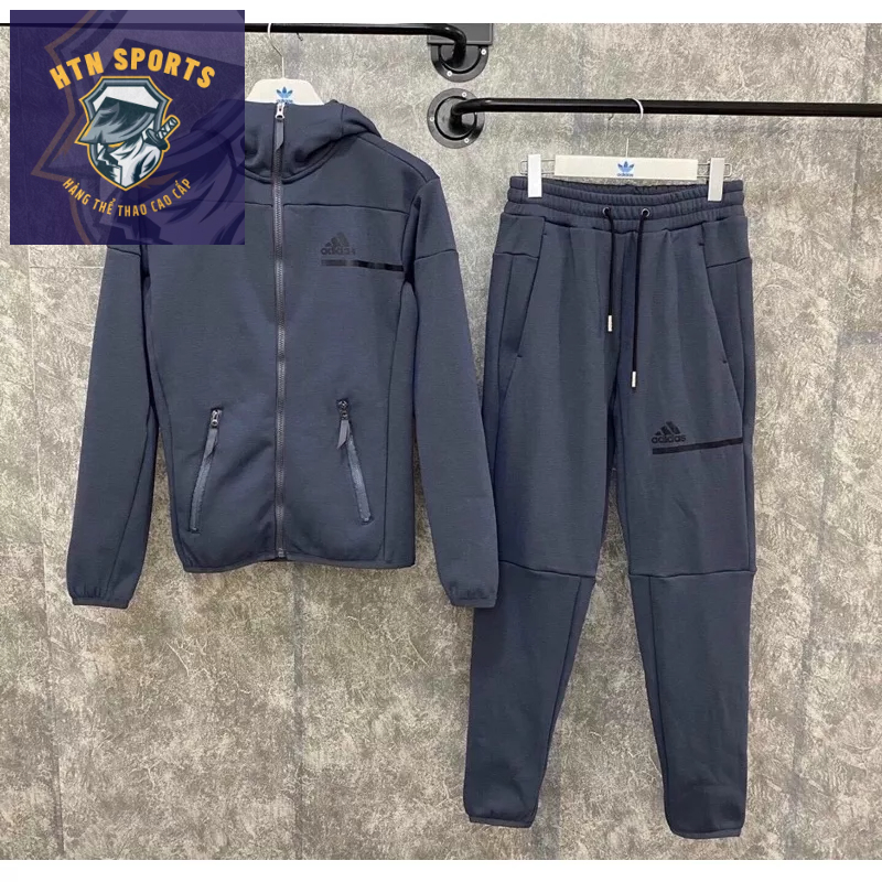 Bộ thể thao Adidas lót nỉ cao cấp mẫu mới 2023