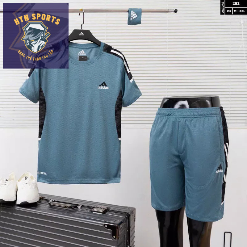Bộ thể thao Adidas chất tổ ong co giãn siêu thoáng khí cao cấp 2023
