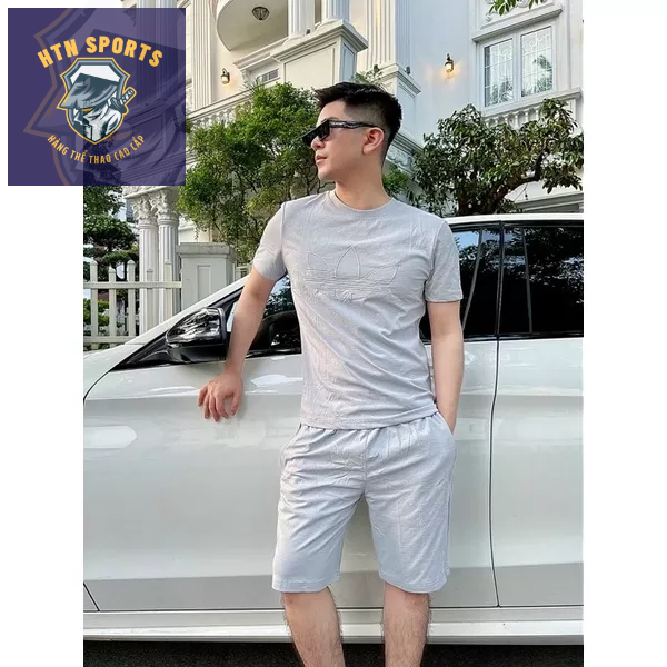 Bộ thể thao Adidas chất thun thoáng mát cao cấp 2023