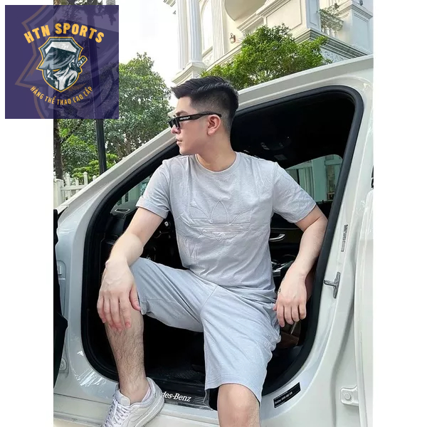 Bộ thể thao Adidas chất thun thoáng mát cao cấp 2023