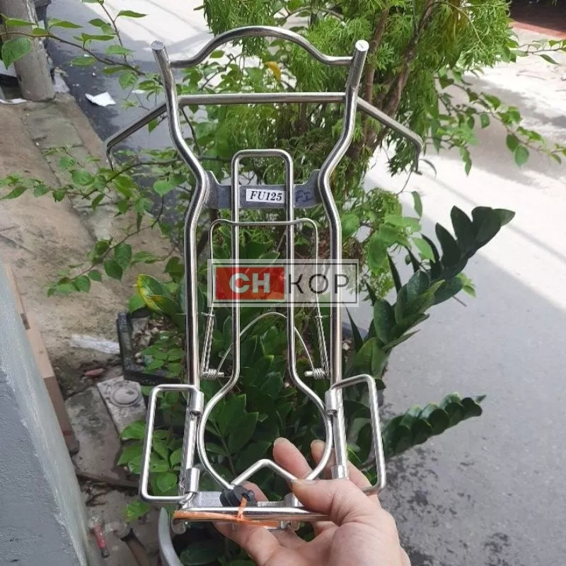 Baga inox giữa Future 125, fu Mập 2013-2022 to đại 10ly gắn xe chắc chắn bền đẹp Rất khỏe