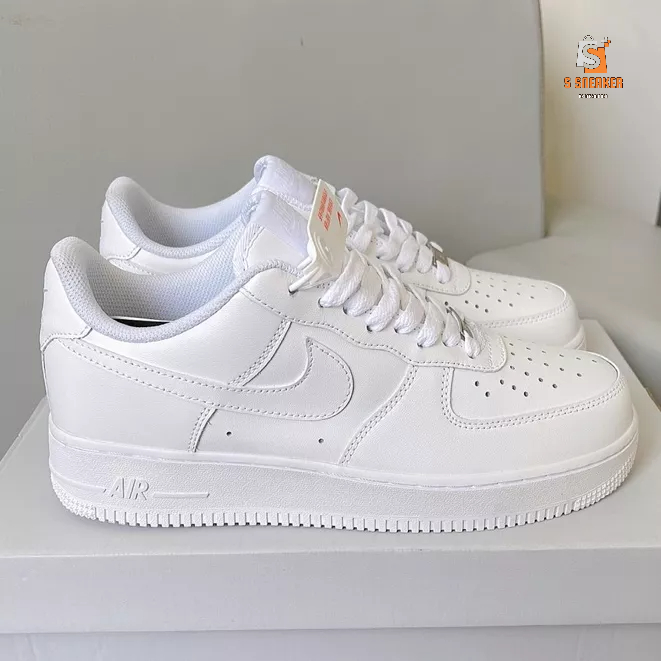Giày Air force 1 Low White | AF1 Trắng Cổ Thấp - BẢN CAO CẤP | Fullbox