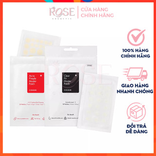 Miếng dán hút mụn cosrx ⚡⚡, che / hút mụn trứng cá, mụn bọc hiệu quả acne pimple master patch