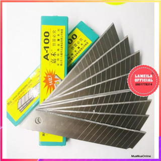 Bộ 10 lưỡi dao dọc giấy cắt giấy loại lớn P0585