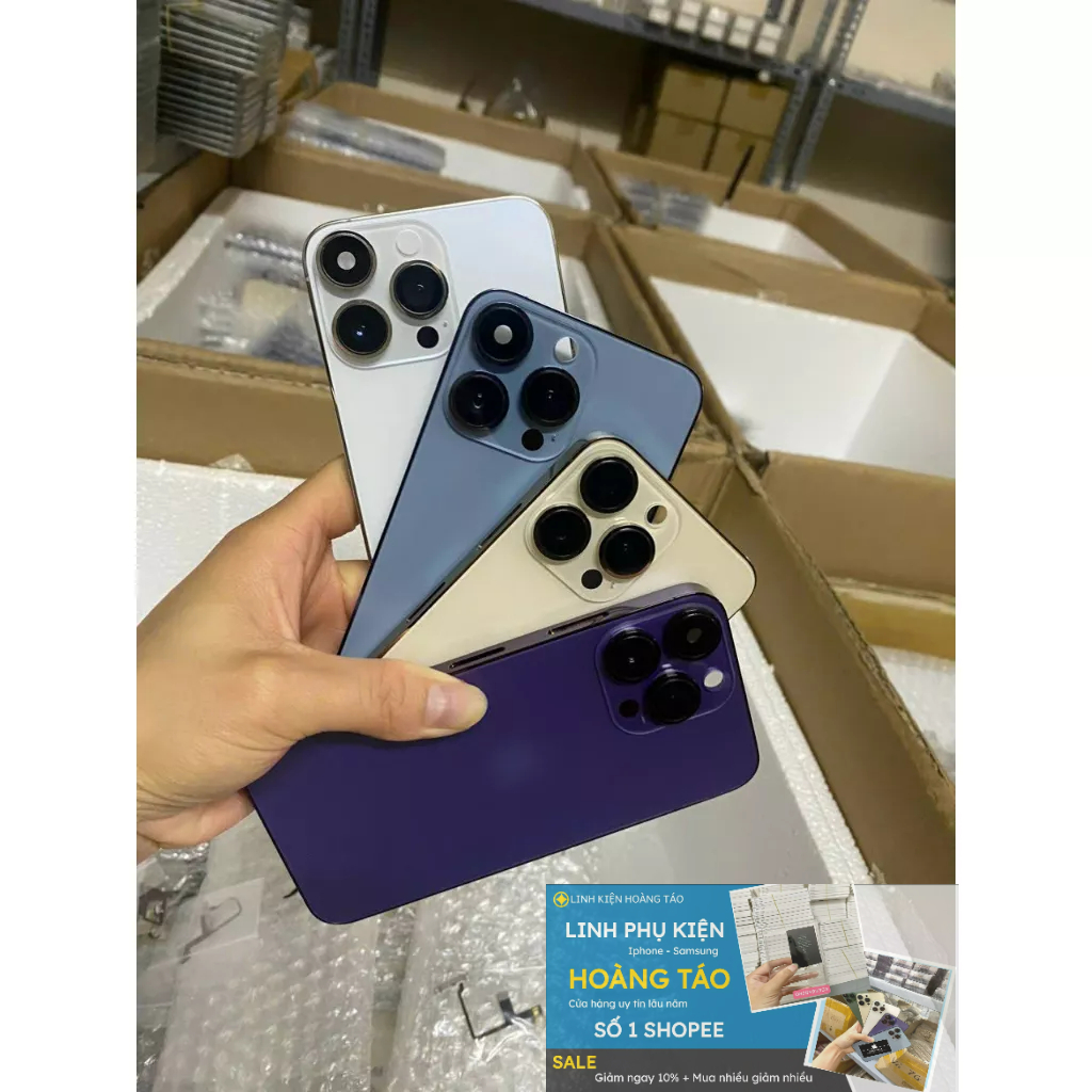 Vỏ độ X/X.S/X.R/X.S.M/11/11P.M lên 13p/13pm 14p/14pm 15p/15pm CAM TO/CAM THƯỜNG tặng kèm nút + flash