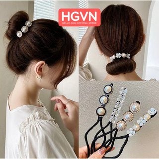 Búi Tóc Đính Ngọc Trai Nhân Tạo Đáng Yêu Cho Nữ KT_106