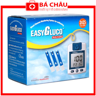 [CHÍNH HÃNG] EASY GLUCO (25 QUE HOẶC 50 QUE) - Que thử đường huyết  sử dụng cho máy test tiểu đường EasyGluco