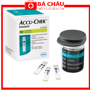  ACCU-CHEK INSTANT (25 que hoặc 50 que) - Que Thử Đường Huyết dùng cho máy thử tiểu đường Accu chek Instant