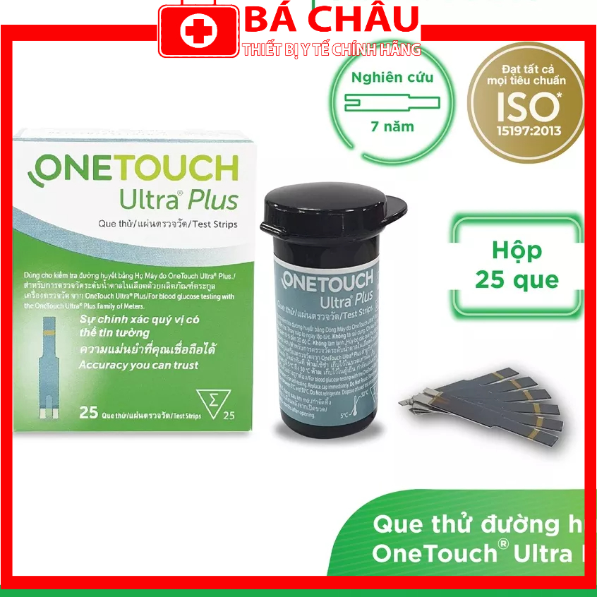 [CHÍNH HÃNG] Que Thử Đường Huyết OneTouch Ultra Plus dùng cho máy thử tiểu đường One Touch Ultra Plus Flex