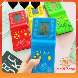 TẶNG PIN - Máy Điện Tử Cầm Tay Màn Hình To Brick Game Máy Chơi Game Xếp Hình
