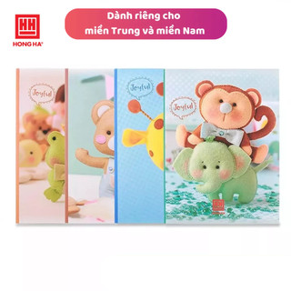 5 quyển Vở 4 ly ngang Hồng Hà 200 trang Class Joyful 0422 dành cho học sinh miền Trung - Nam cấp 2,3