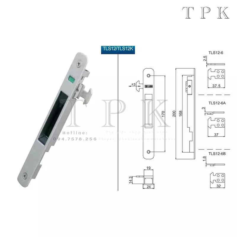 Khóa sập, Chốt sập bán tự động chính hãng