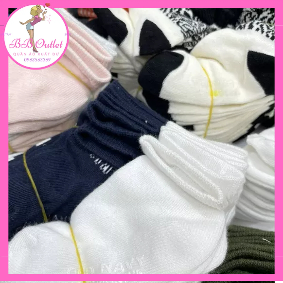 Set 10 đôi -Tất Oldnavy Old navy trẻ em có silicon chống trơn