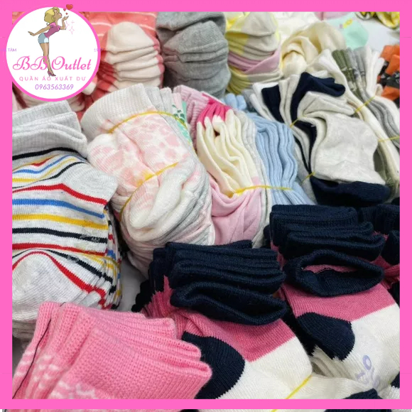 Set 10 đôi -Tất Oldnavy Old navy trẻ em có silicon chống trơn