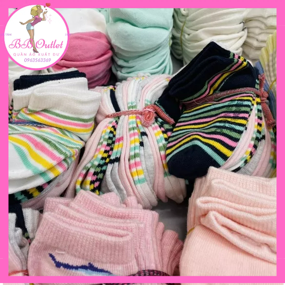 Set 10 đôi -Tất Oldnavy Old navy trẻ em có silicon chống trơn