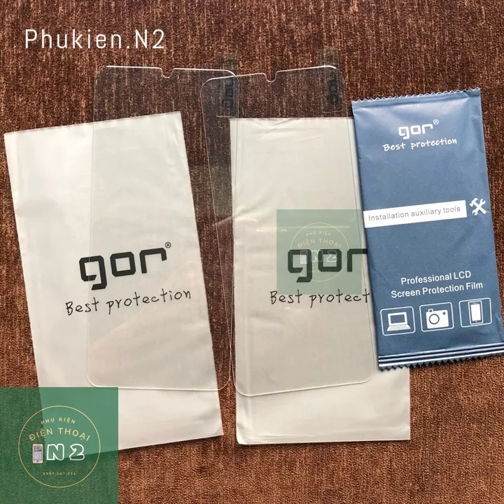 Bộ 2 Kính Cường Lực GOR LG V60 ThinQ / LG V50s / LG G8X Chính Hãng