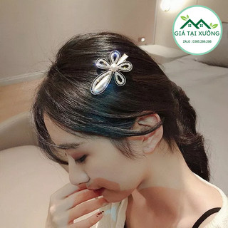 Sét kẹp tóc 4 món đính đá siêu xinh