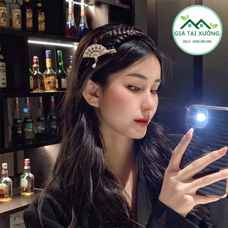 Sét kẹp tóc 4 món đính đá siêu xinh