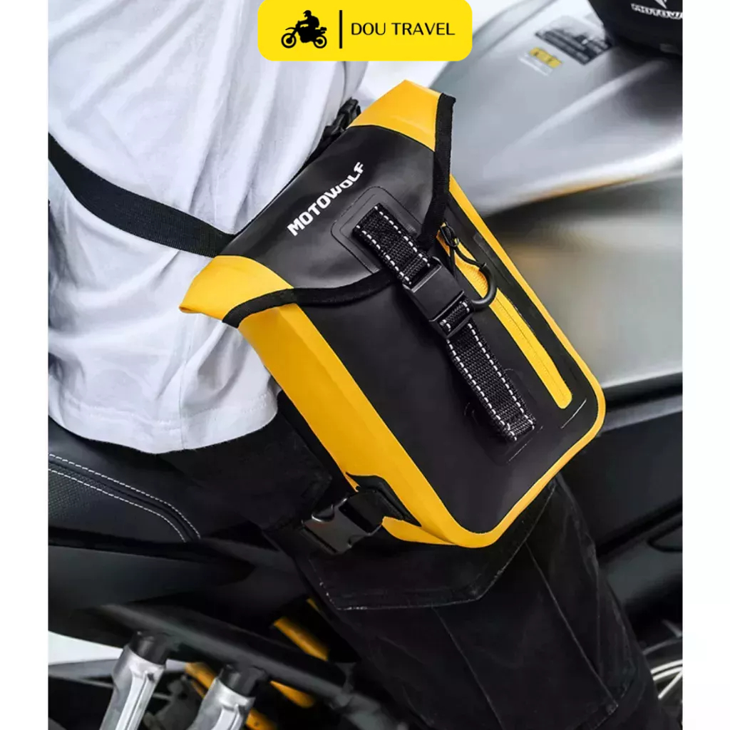 Túi đeo hông chống nước cao cấp MOTOWOLF chính hãng