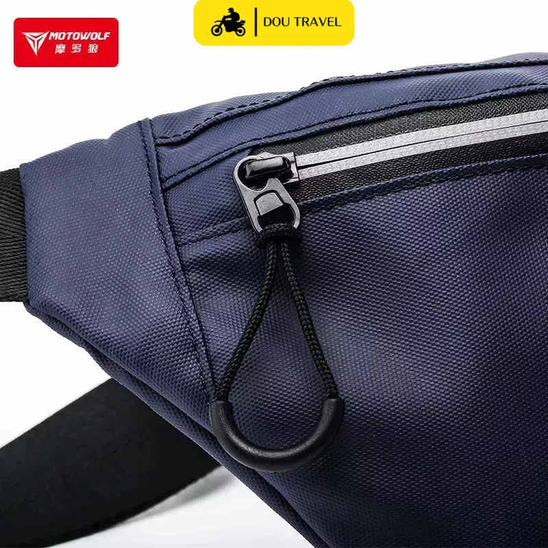 Túi bao tử, túi đeo chéo MOTOWOLF chính hãng chống nước có phản quang