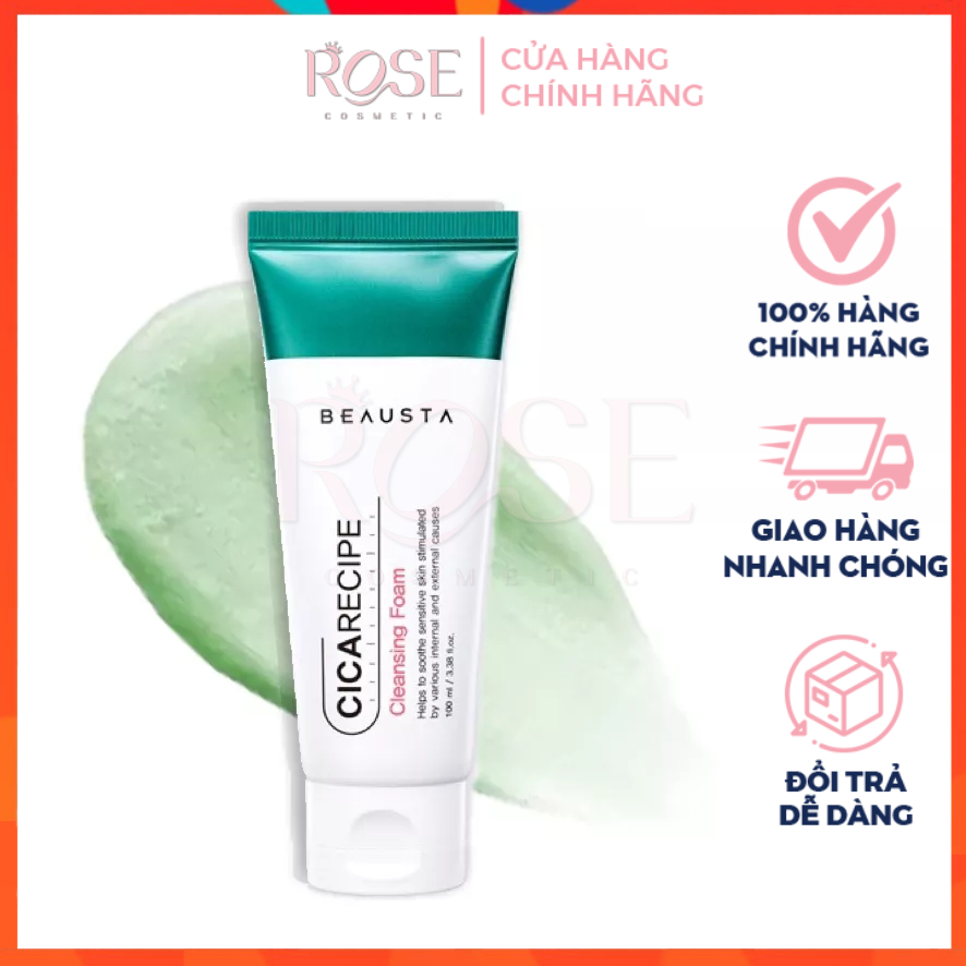 ⚡ Cleansing Foam Chiết Xuất Rau Má, Sạch Sâu, Cấp Ẩm Cho Da 100ml