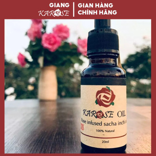 Dầu Dưỡng Da Hoa Hồng Hữu Cơ Karose Oil, Dưỡng Ẩm, Sáng Da, Chống Lão Hoá 20ml