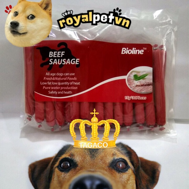 💪🥦XÚC XÍCH CHO CHÓ MÈO BIOLINE !NGON MIỄN CHÊ NHA!!