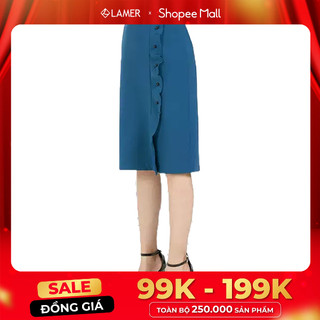 Chân Váy Dáng Suông LAMER Phối Bèo L62T20Q017 (Nhiều Màu)
