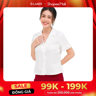 Áo Sơ Mi LAMER Gấu Xòe Cổ Hai Ve L61H21Q008