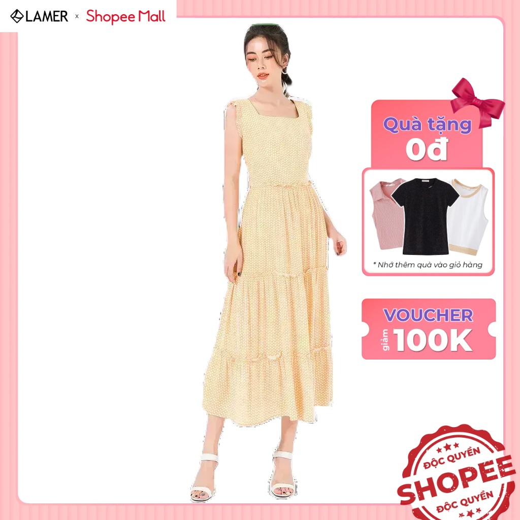 Đầm Maxi LAMER Nhún 3 Tầng L63M20H076