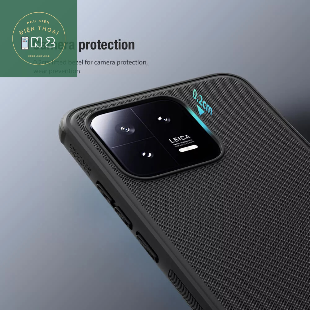 Ốp lưng Xiaomi Mi 13 – Xiaomi Mi 13 Pro chính hãng Nillkin Frosted Shield Pro