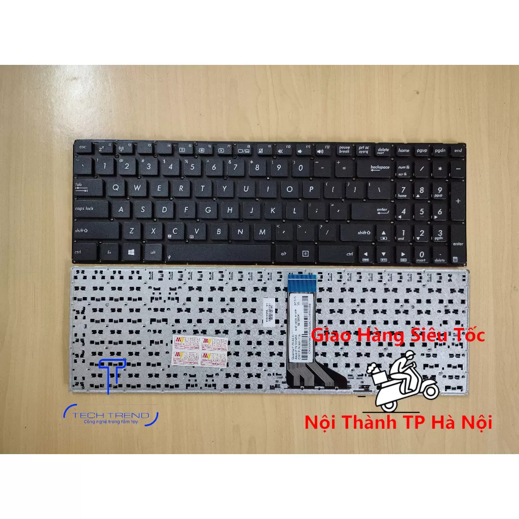 Bàn phím laptop Asus X553 X553M X553MA Keyboard NEW - Bảo hành 1 năm