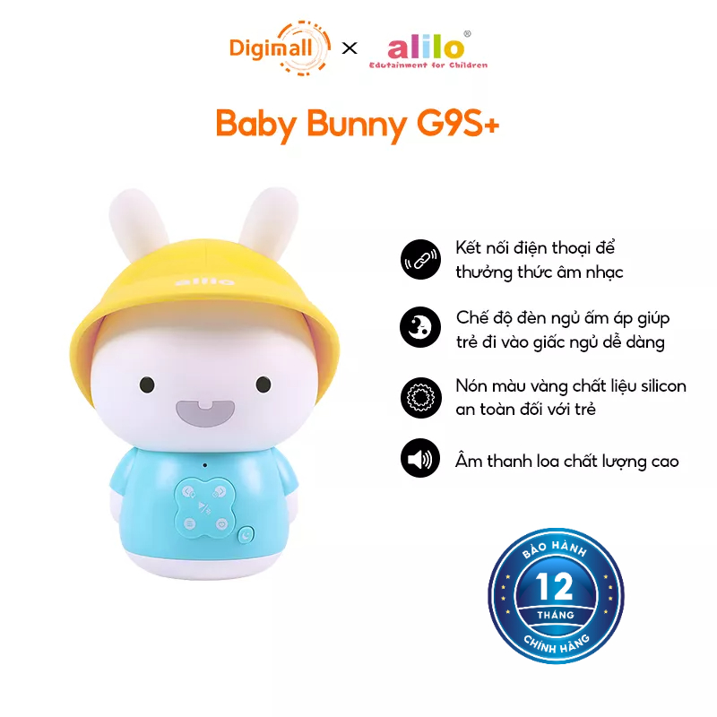 Đồ Chơi Phát Nhạc Alilo Honey Bunny G9S - Máy Phát Nhạc - kể chuyện cho bé