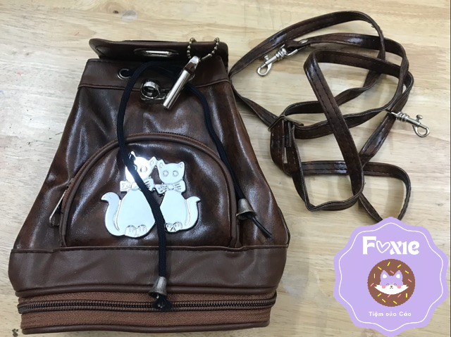 Balo mèo chất liệu giả da thời trang🐱