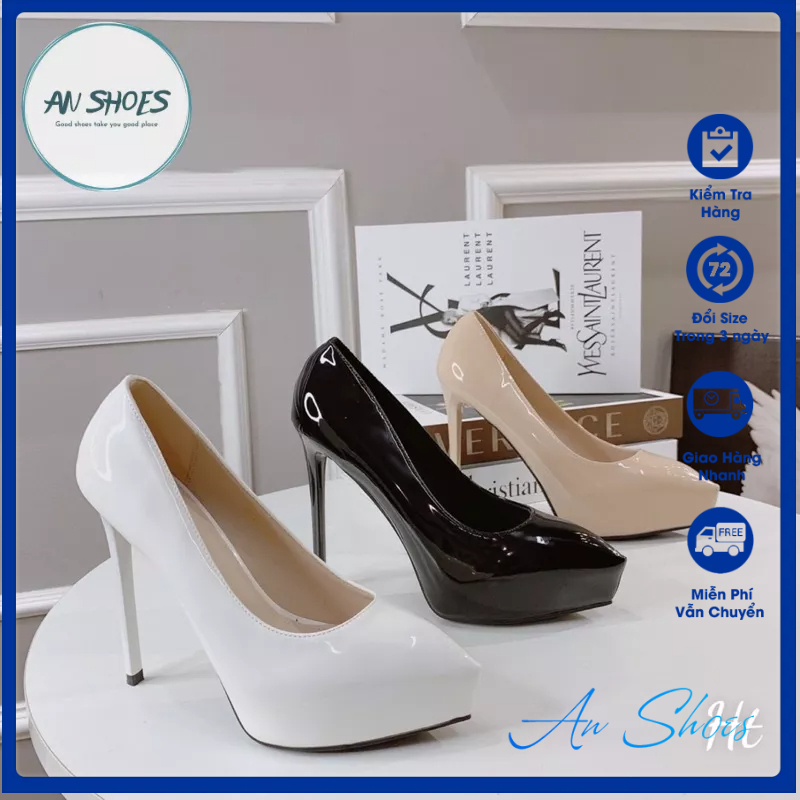 ❄️HÀNG QUẢNG CHÂU FULL BOX❄️ Giày cao gót 12cm đế phủ