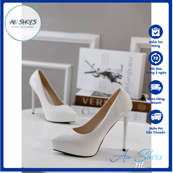 ❄️HÀNG QUẢNG CHÂU FULL BOX❄️ Giày cao gót 12cm đế phủ