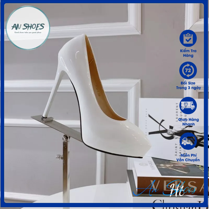 ❄️HÀNG QUẢNG CHÂU FULL BOX❄️ Giày cao gót 12cm đế phủ