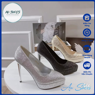 ❄️ giày đúp đế kim tuyến cao 12cm. hàng quảng châu full box có sẵn