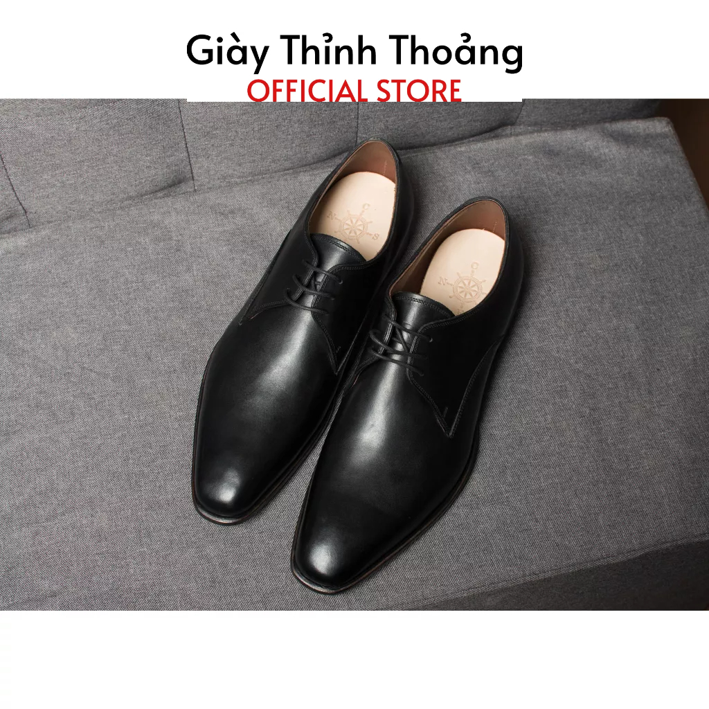 Giày Da Buộc Dây Derby Nam Thời Trang Công Sở Lịch Lãm Sang Trọng Cao Cấp (1A U 1945 )
