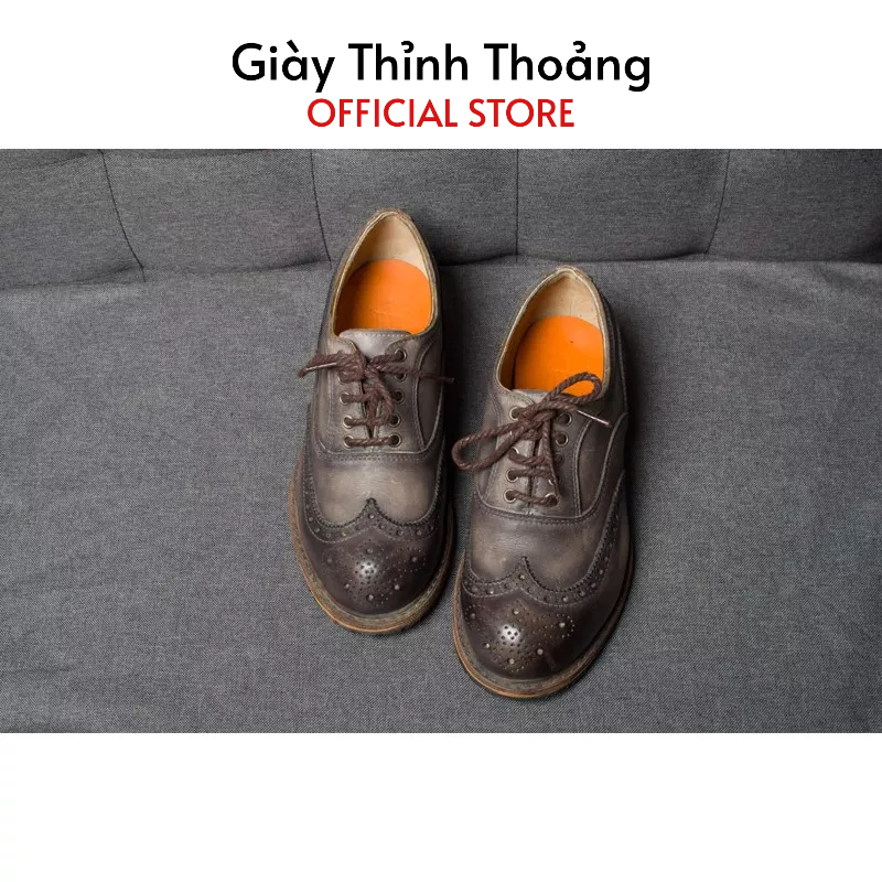 Giày Da Nam Kiểu Dáng Oxford Thời Trang Chất Liệu Da Bê Nhập Khẩu Cao Cấp (1A K 06 M)