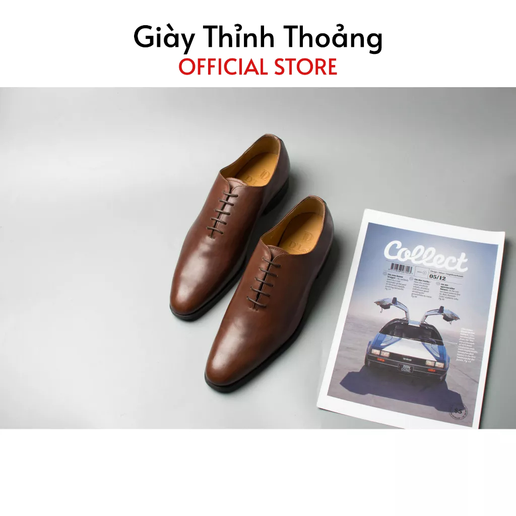 Giày Da Nam Kiểu Dáng Oxford Thời Trang Công Sở Chất Liệu Da Bê Cao Cấp Nhập Khẩu (D 01)