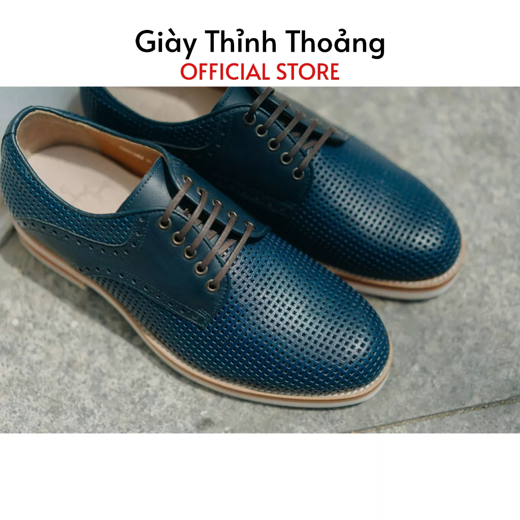 Giày Da Nam Buộc Dây Kiểu Dáng Derby Thời Trang Chất Liêu Da Cao Cấp (CDB 0134 M)