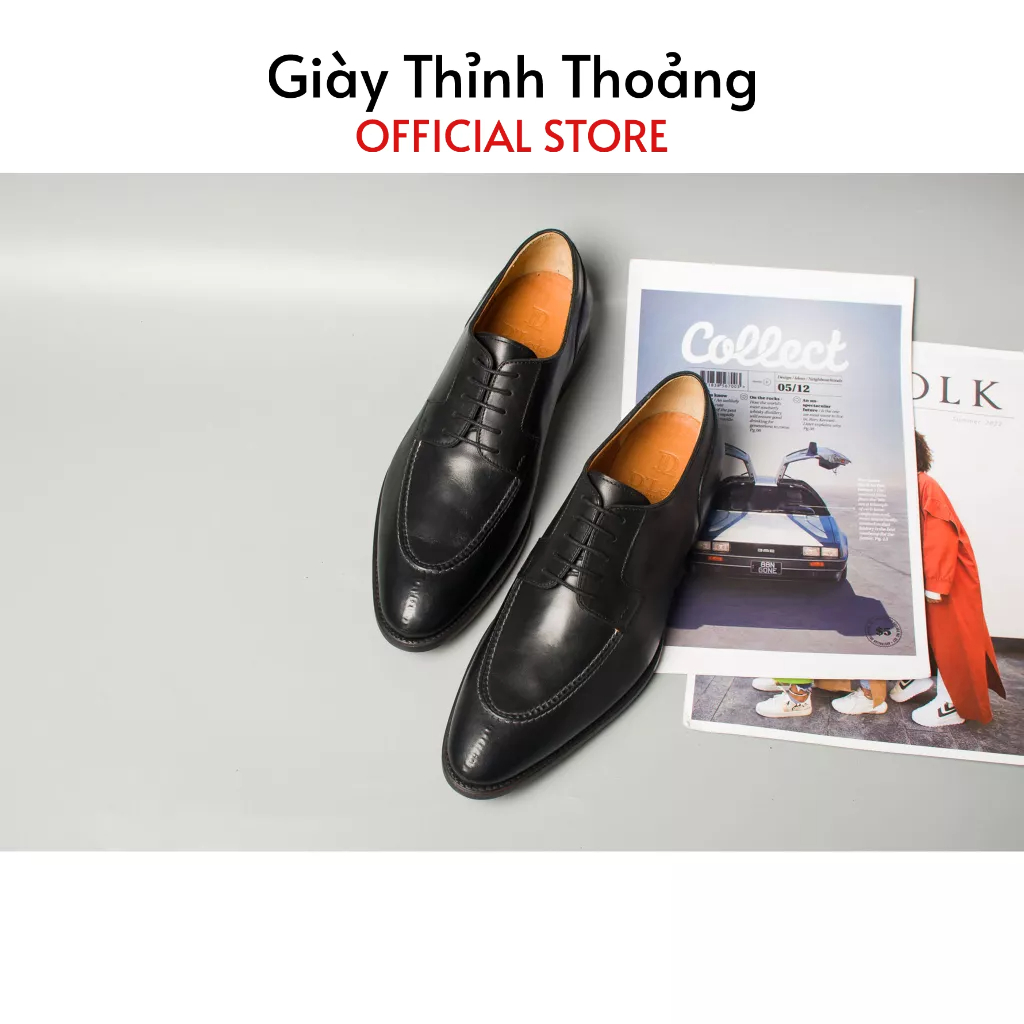 Giày Da Nam Cao Cấp Kiểu Dáng Derby Chất Liệu Da Bê Nhập Khẩu Cao Cấp (D 07 DL)